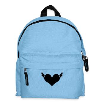 Heart Angel Wings - Kids' Backpack - light blue - Front