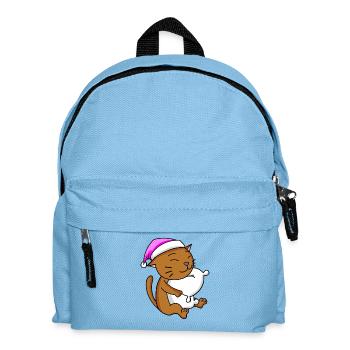 Chat race de chat Chat Abyssin - Sac à dos Enfant - bleu clair - Devant