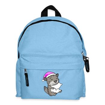 Cat Cat Breed Siberian Cat - Kids' Backpack - light blue - Front