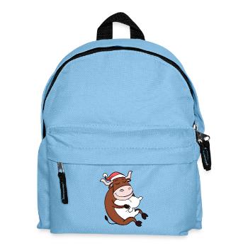 Buffle Noël Sommeil Sommeil Sommeil Sommeil - Sac à dos Enfant - bleu clair - Devant