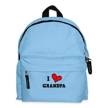 I love Grandpa - Kids' Backpack - light blue - Front
