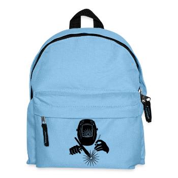 Welder welding - Kids' Backpack - light blue - Front