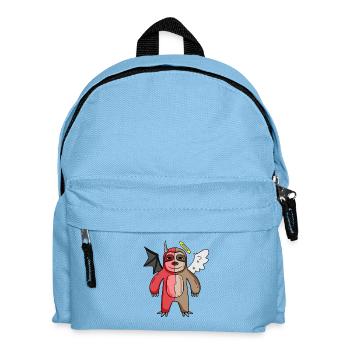 Sloth - Angel and Devil - Kids' Backpack - light blue - Front