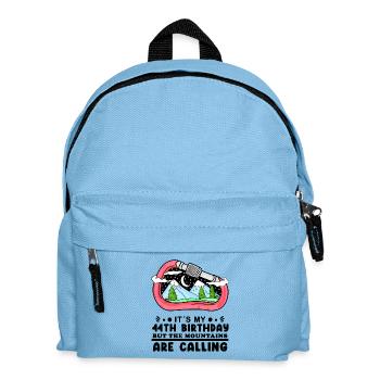44e anniversaire Mountains 44 ans - Sac à dos Enfant - bleu clair - Devant