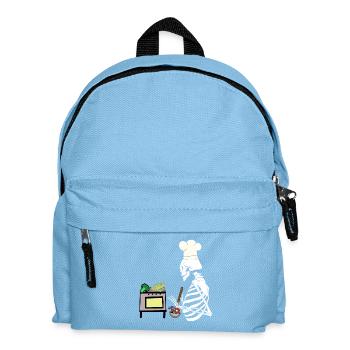 Ghosts Kitchen Horror Midnight Cooking Gourmet - Kids' Backpack - light blue - Front