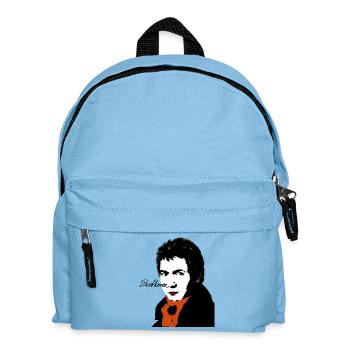 Beethoven - Kinder Rucksack - Hellblau - Vorne