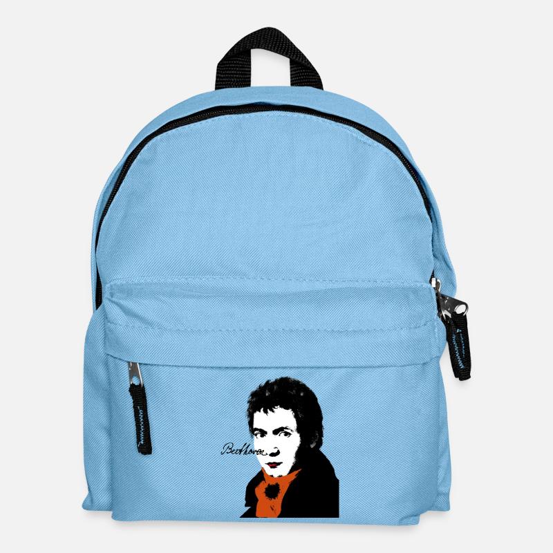 Beethoven - Kinder Rucksack - Hellblau