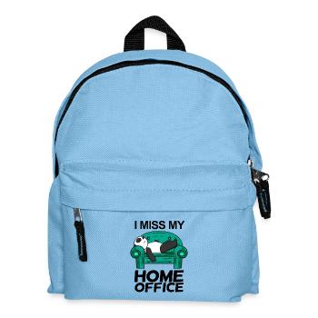 Bureau à domicile Miss Humour Drôle - Sac à dos Enfant - bleu clair - Devant