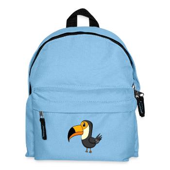 Toucans Bird Birds Motif - Sac à dos Enfant - bleu clair - Devant
