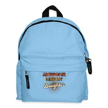 Génial comme ma fille Retro - Sac à dos Enfant - bleu clair - Devant