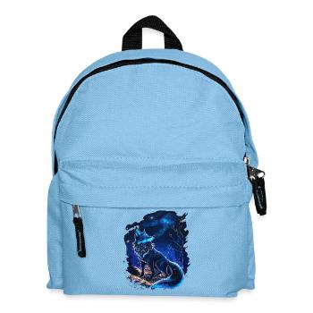 Renard mystique dans la forêt - Sac à dos Enfant - bleu clair - Devant