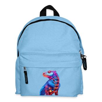 Dragon illuminé au néon - Sac à dos Enfant - bleu clair - Devant