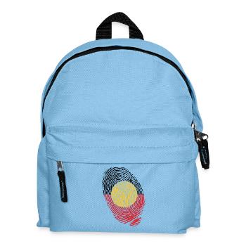 Aboriginal Australia fingerprints - Kids' Backpack - light blue - Front