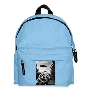 Raccoon Alien Invasion Uap Weirdcore - Kids' Backpack - light blue - Front