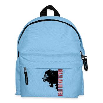 Gorilla Head Brazilian Jiu Jitsu BJJ Geschenk - Kinder Rucksack - Hellblau - Vorne