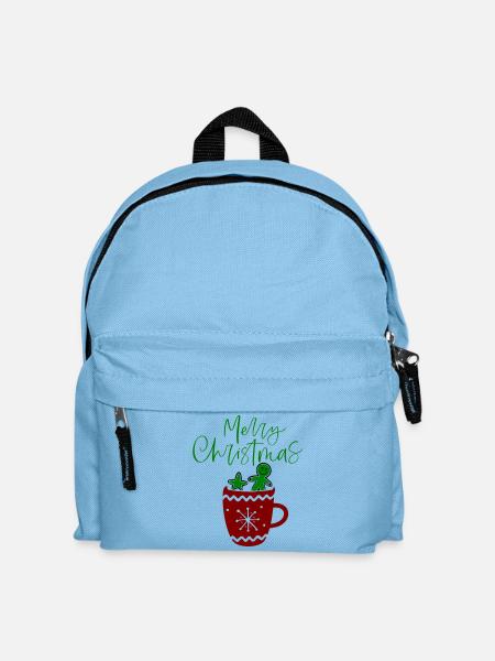 Merry Christmas, Plätzchen - Kinder Rucksack - Hellblau