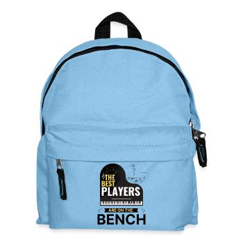 Pianist The Best Players Are On The Bench Piano - Kids' Backpack - light blue - Front