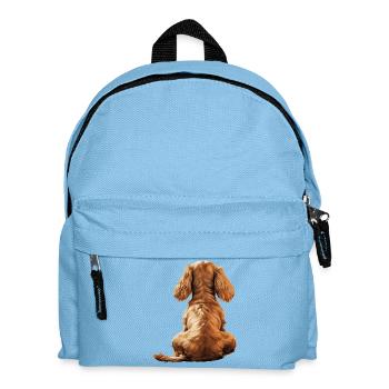 Cocker Spaniel - Kinder Rucksack - Hellblau - Vorne