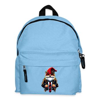 Chef Gnome Gnome with Fairy Lights - Kids' Backpack - light blue - Front
