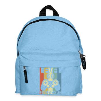 Level 60 Unlocked Funny Video Gamer 60Th Birthday - Kids' Backpack - light blue - Front