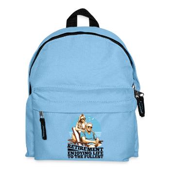 Retirement Life Enjoy Gift - Kids' Backpack - light blue - Front