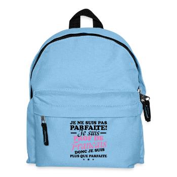 Je suis prof de français - Sac à dos Enfant - bleu clair - Devant