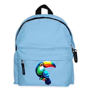 Tukan - Kinder Rucksack - Hellblau - Vorne