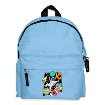 10 Birthday Boy Astronaut Rocket - Ten Years - Kids' Backpack - light blue - Front