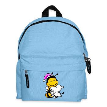 Bee Tired Sleep Off Sleeping Girl - Kids' Backpack - light blue - Front