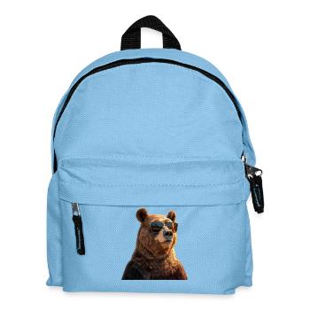 Brown Bear, Grizzly Bear, Bear Brothers, Dad, Wild Bears - Kids' Backpack - light blue - Front