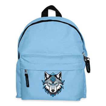 Odin's Wolf - Kids' Backpack - light blue - Front