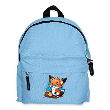 Fuchs Süßer Fratz - Kinder Rucksack - Hellblau - Vorne