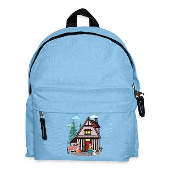 Agriculteur d’arachides Fermier Fermier Enfants Enfant - Sac à dos Enfant - bleu clair - Devant