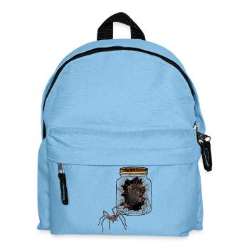Halloween Spinnen Spinnentiere Spinne Phobie - Kinder Rucksack - Hellblau - Vorne