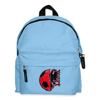 Albanien Fußball - Kinder Rucksack - Hellblau - Vorne