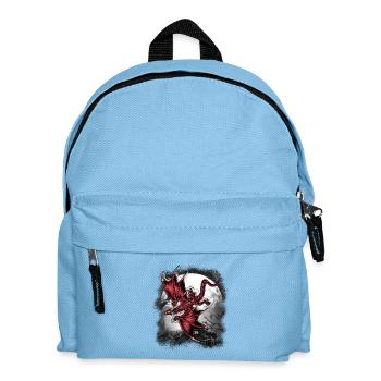 Dragon Dragon Mythical Creature Mystical - Kids' Backpack - light blue - Front