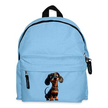Dachshund, Dachshund, Miniature Dachshund, Dachshund Club, Dachshund - Kids' Backpack - light blue - Front