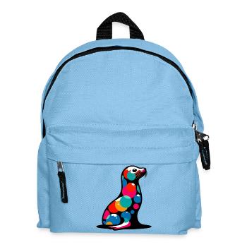 Siegel - Kinder Rucksack - Hellblau - Vorne
