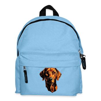 Rhodesian Ridgeback Chien de chasse Chiens Pride Ridgeback - Sac à dos Enfant - bleu clair - Devant