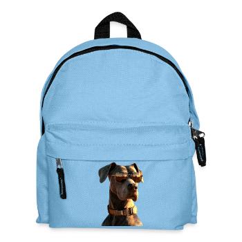 Dogue Allemand Hatz Mâle Saupacker Dogue Allemand - Sac à dos Enfant - bleu clair - Devant