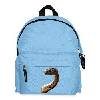 Serpent Python Cobra Mamba Serpent à sonnettes Serpent - Sac à dos Enfant - bleu clair - Devant