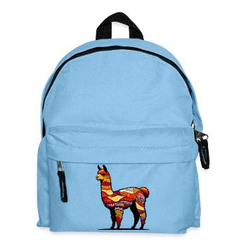 Alpaca - Kids' Backpack - light blue - Front