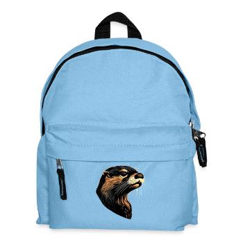 Otter Sea Otter Otter Marten Love Cute Otter - Kids' Backpack - light blue - Front