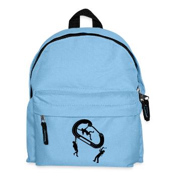 Night Walker Silhouette - Kids' Backpack - light blue - Front