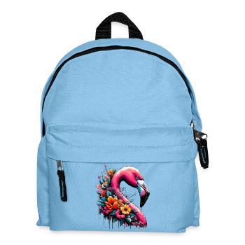 Flamingo - Kids' Backpack - light blue - Front
