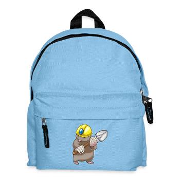 Mineur de taupe Exploitation minière à la pelle - Sac à dos Enfant - bleu clair - Devant