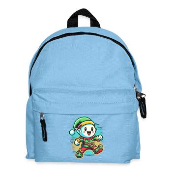 Joyeux Noël Gnome Dessin Animé - Sac à dos Enfant - bleu clair - Devant