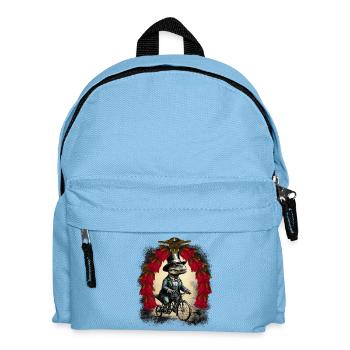 Reptile Reptile Bicycle Wheel Amphibian Crocodile - Kids' Backpack - light blue - Front