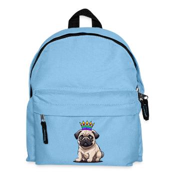 LGBT Carlin Chien Chiens Drapeau Arc-en-ciel - Sac à dos Enfant - bleu clair - Devant