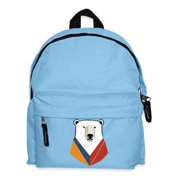 Polar bear - Kids' Backpack - light blue - Front